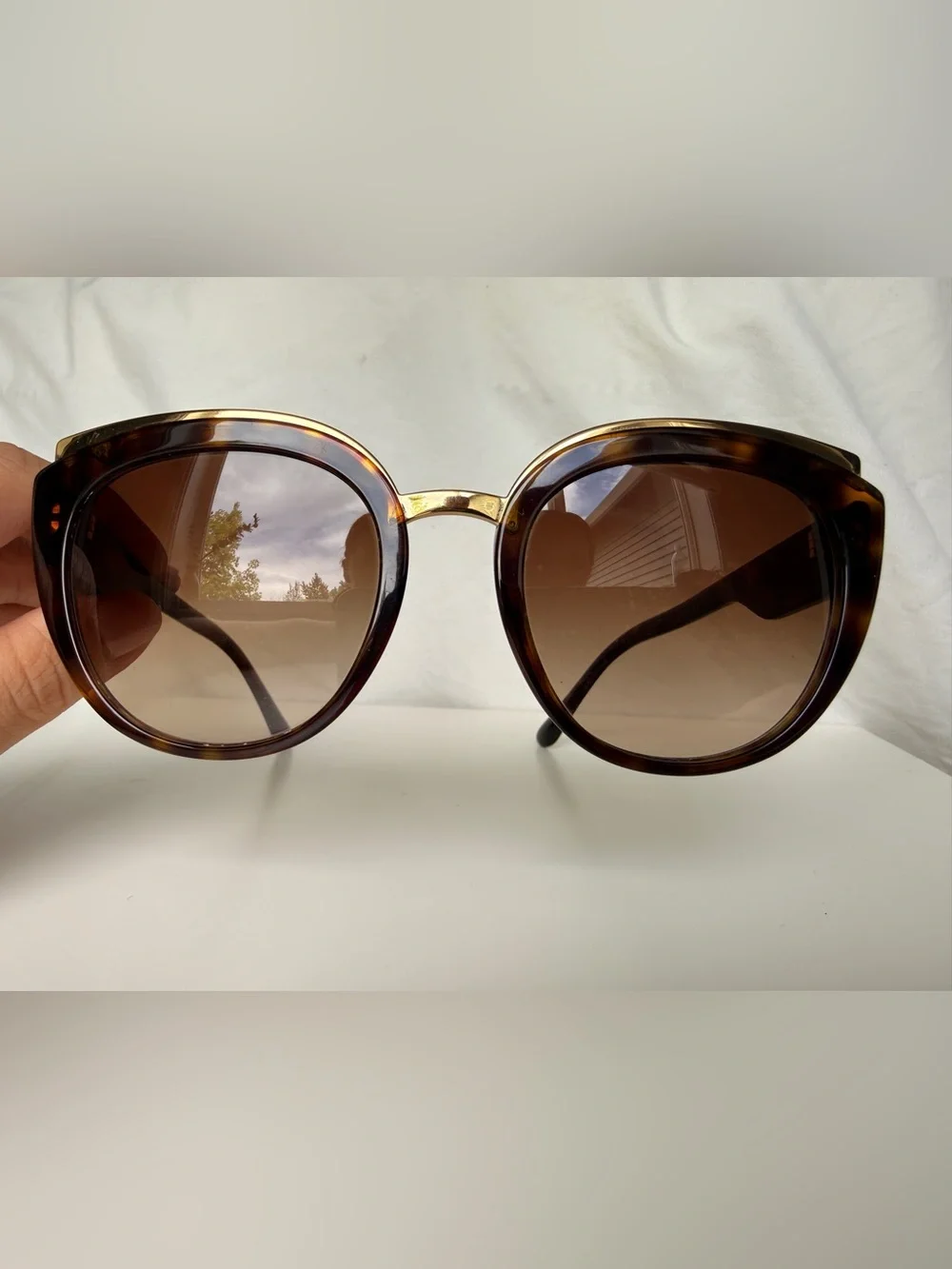 Dolce & Gabbana DG4383 Havana Butterfly sunglasses